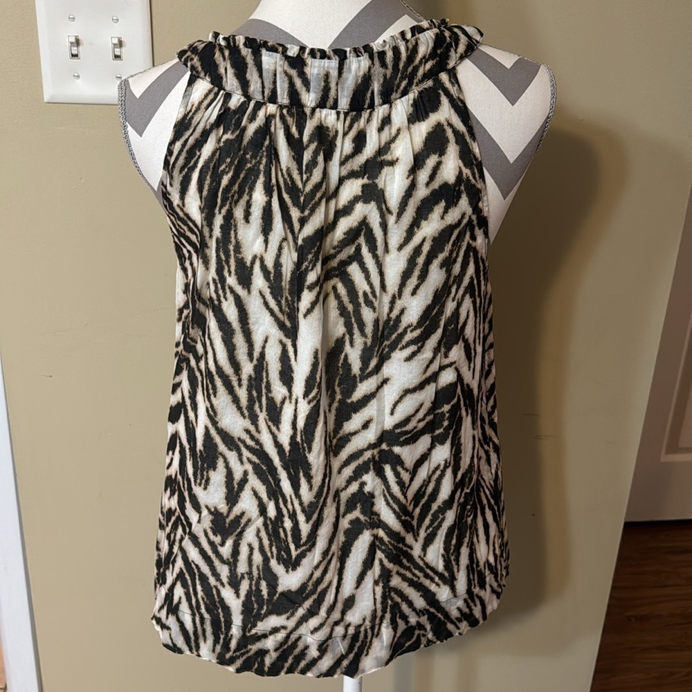 Animal Print Talbots Camisole- Size 8P - Picture 6 of 8